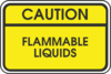 Caution Flammable Liquids Clip Art